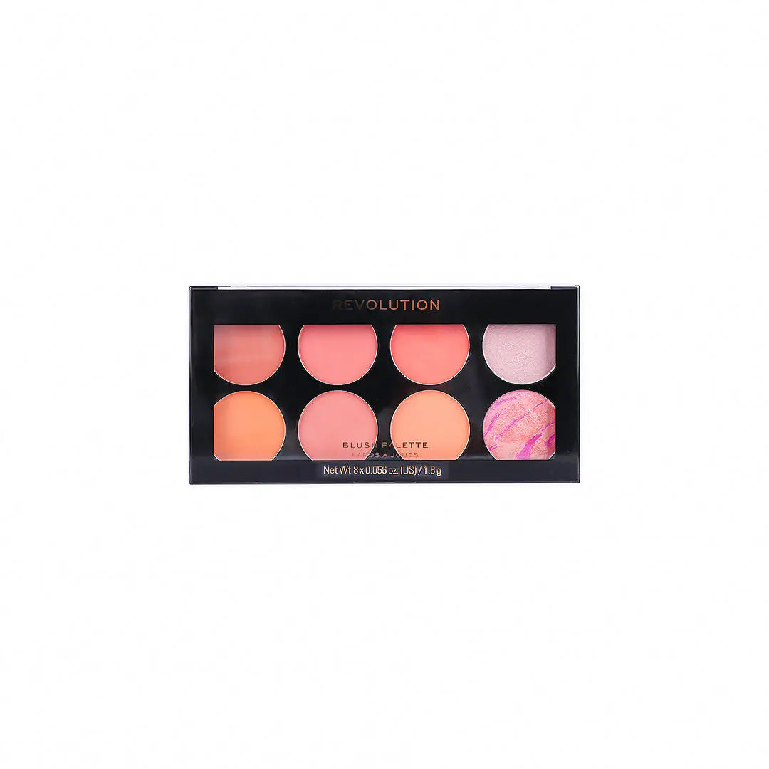 56820-Revolution Ultra Blush Palette-Hot Spice