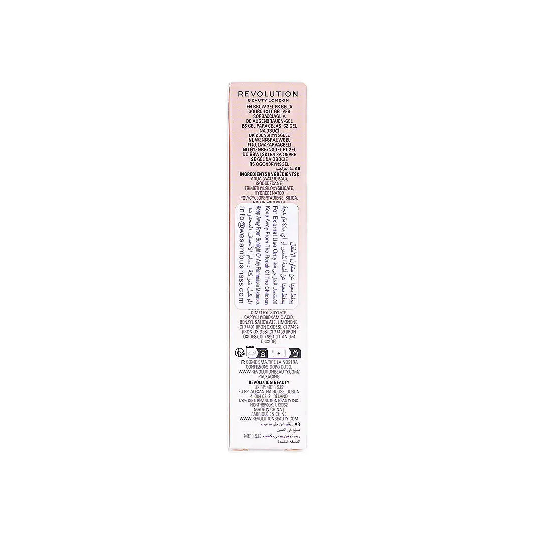56822-Revolution Faux Bleach Brow Gel 2ml +1