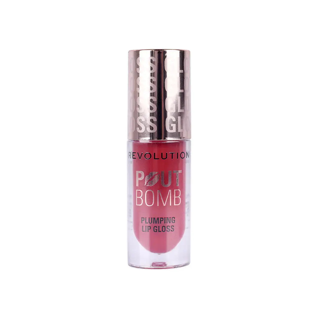 56832-Revolution Pout Bomb Plumping Gloss-Melba Warm Peach