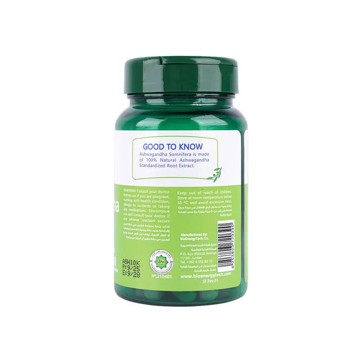 56839-Bio Ashwagandha Somnifera 60 Capsules +2