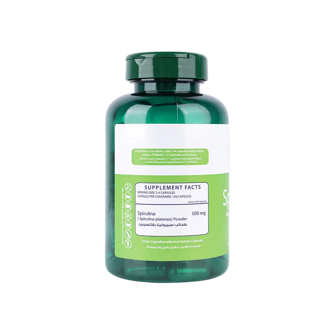 56840-Bio Organic Spirulina 120 Capsules +1
