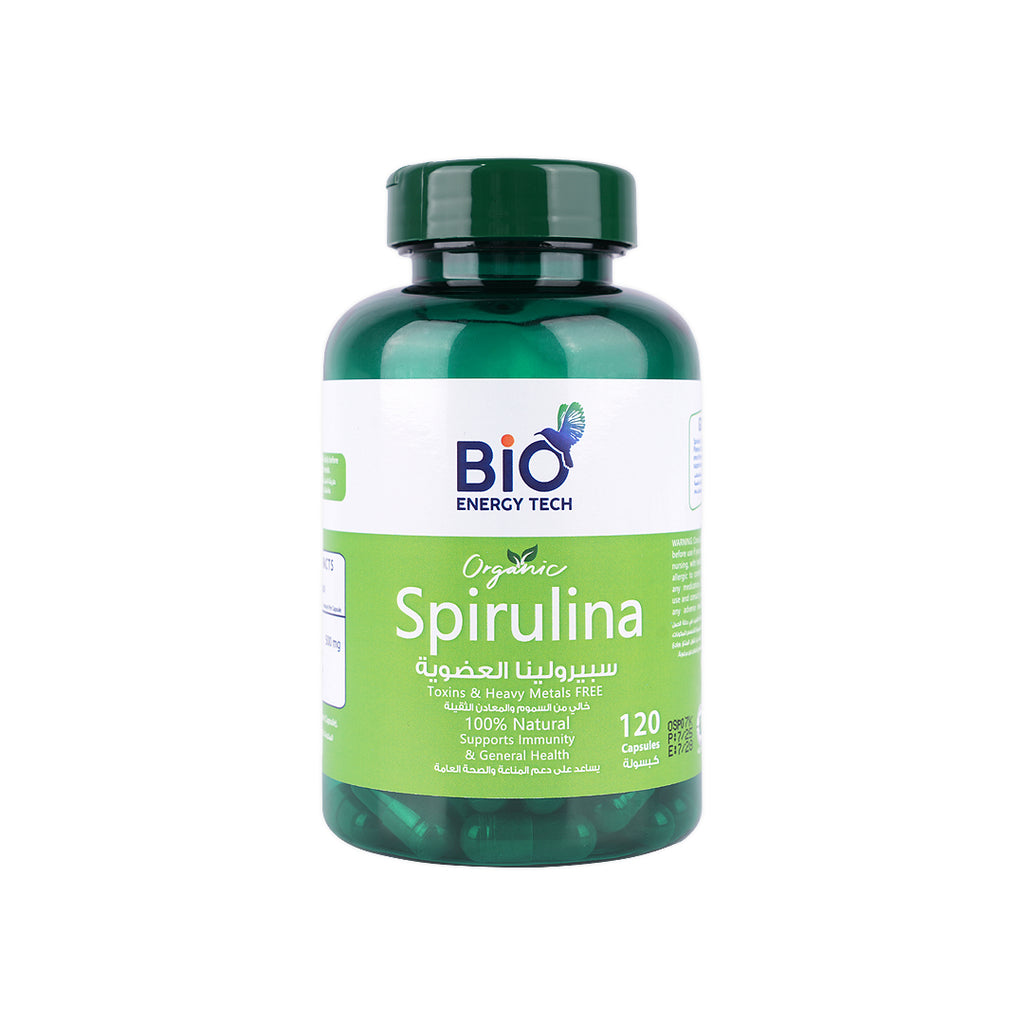 Bio Organic Spirulina 120 Capsules