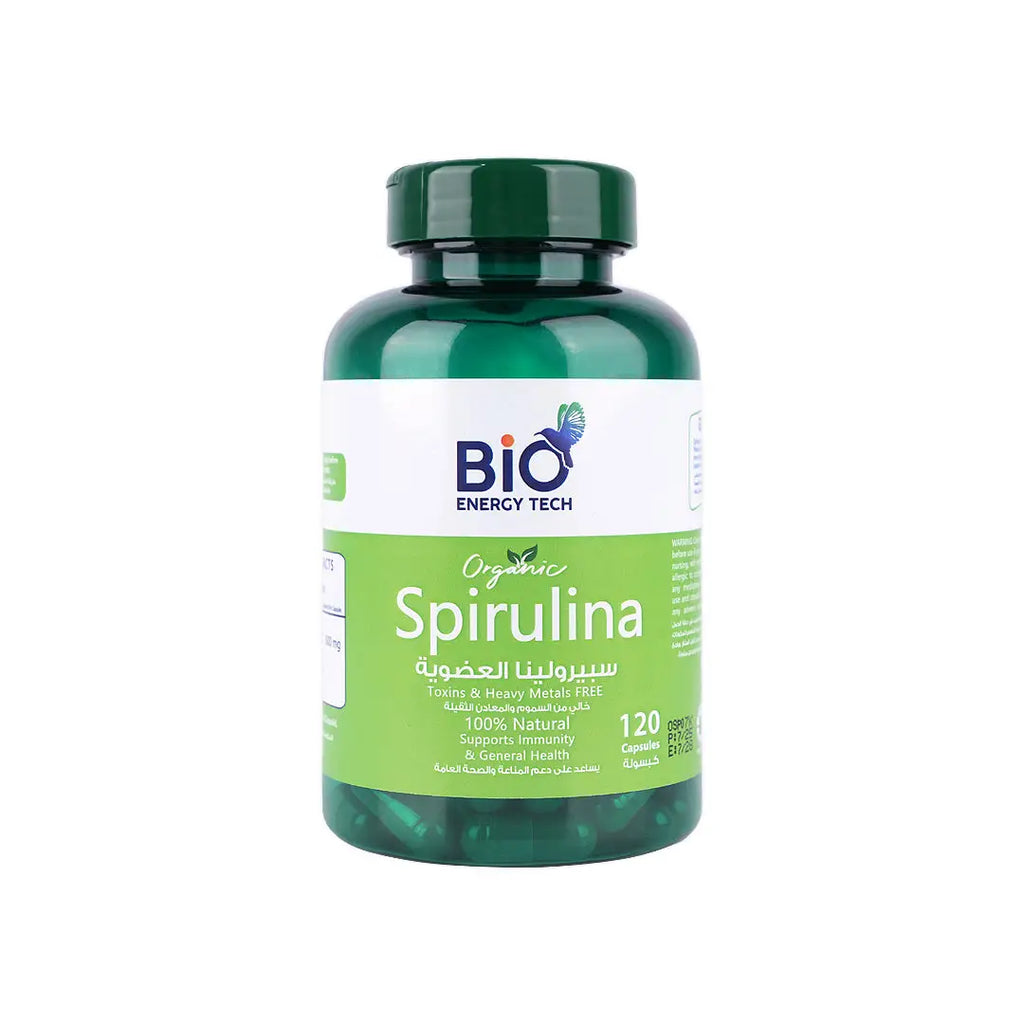 Bio Organic Spirulina 120 Capsules