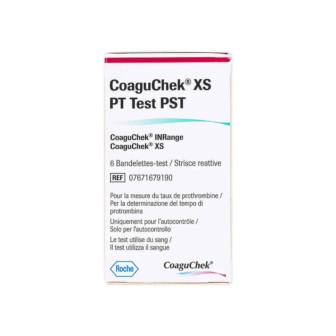 CoaguChek XS PT PST Test 6 Strips +5