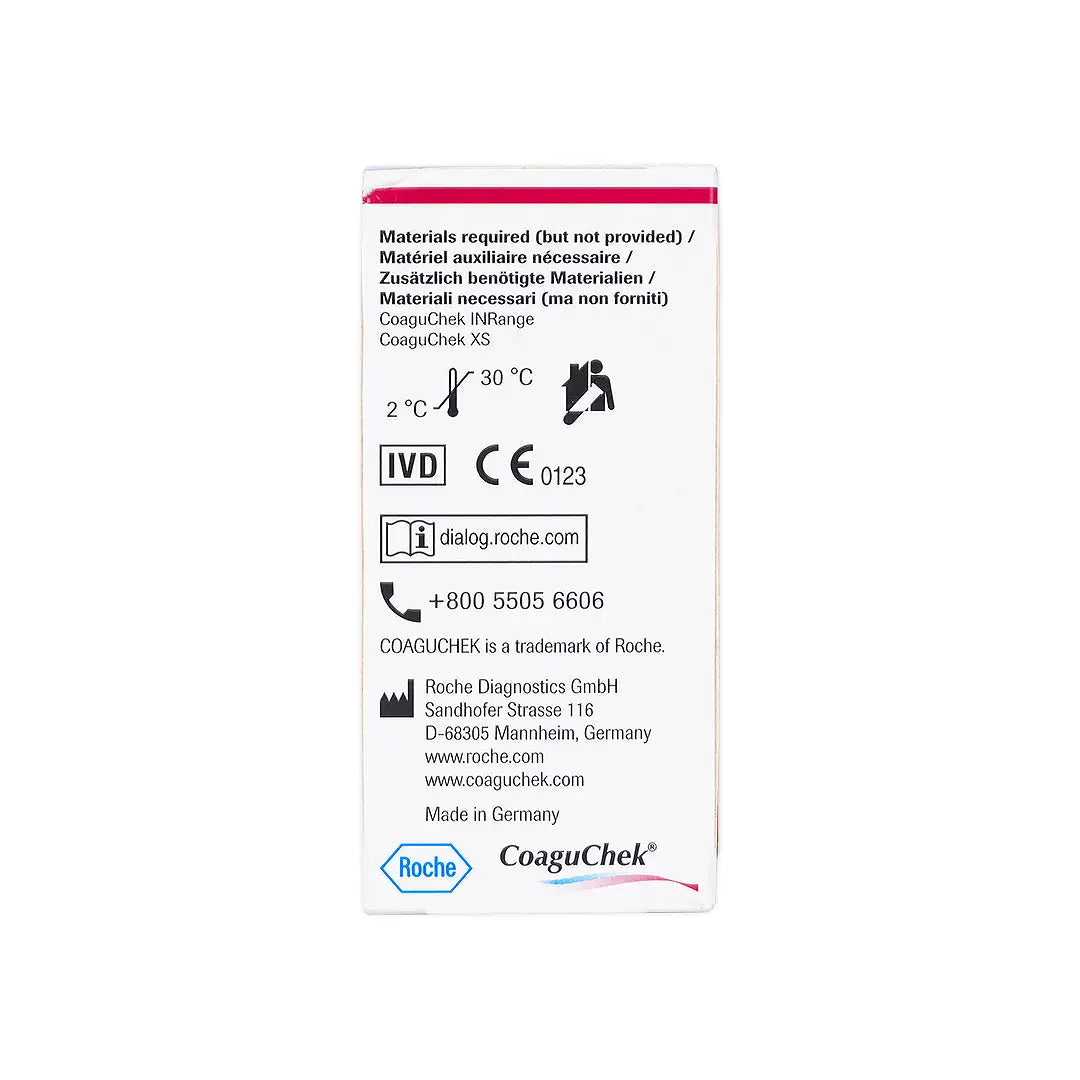 CoaguChek XS PT PST Test 6 Strips +4