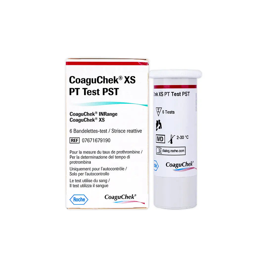 CoaguChek XS PT PST Test 6 Strips +1
