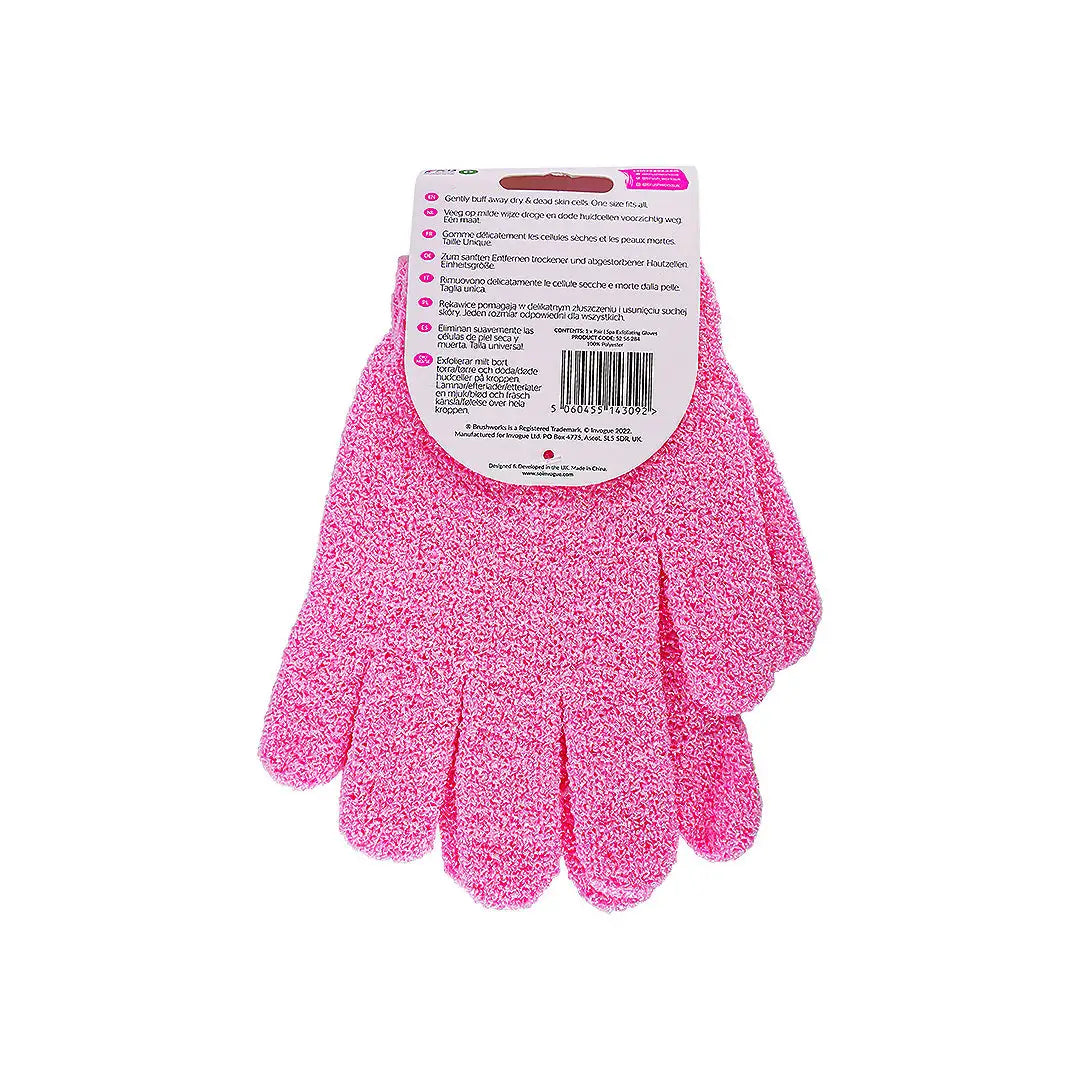 56885-Brushworks Exfoliating Gloves +1