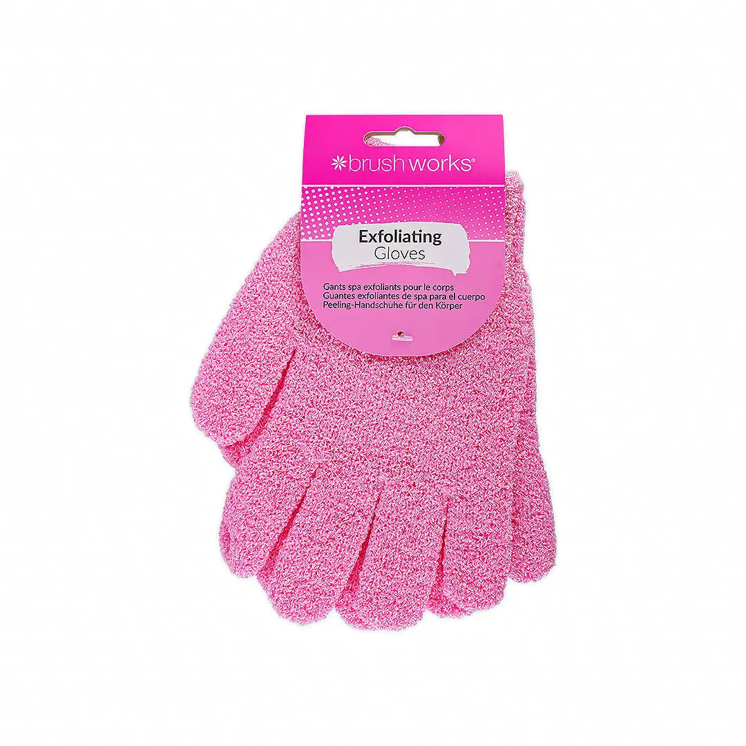 56885-Brushworks Exfoliating Gloves