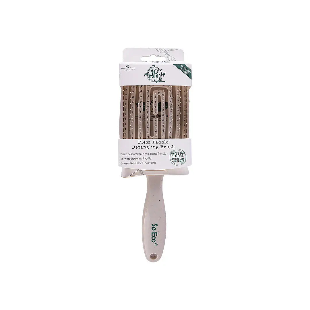 56889-SOECO- Flexi Paddle Detangling Hair Brush +1