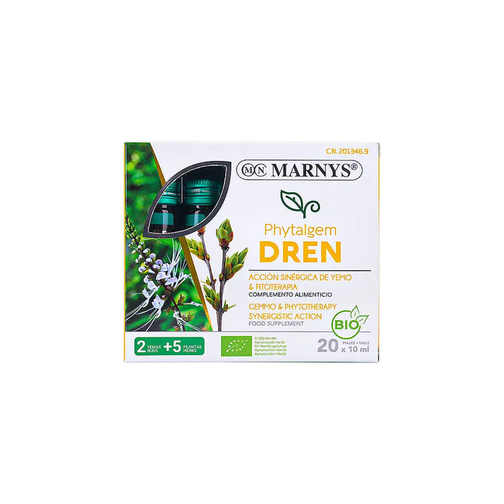 56905-Marnys Phytalgem Dren 20x10ml Vials +1