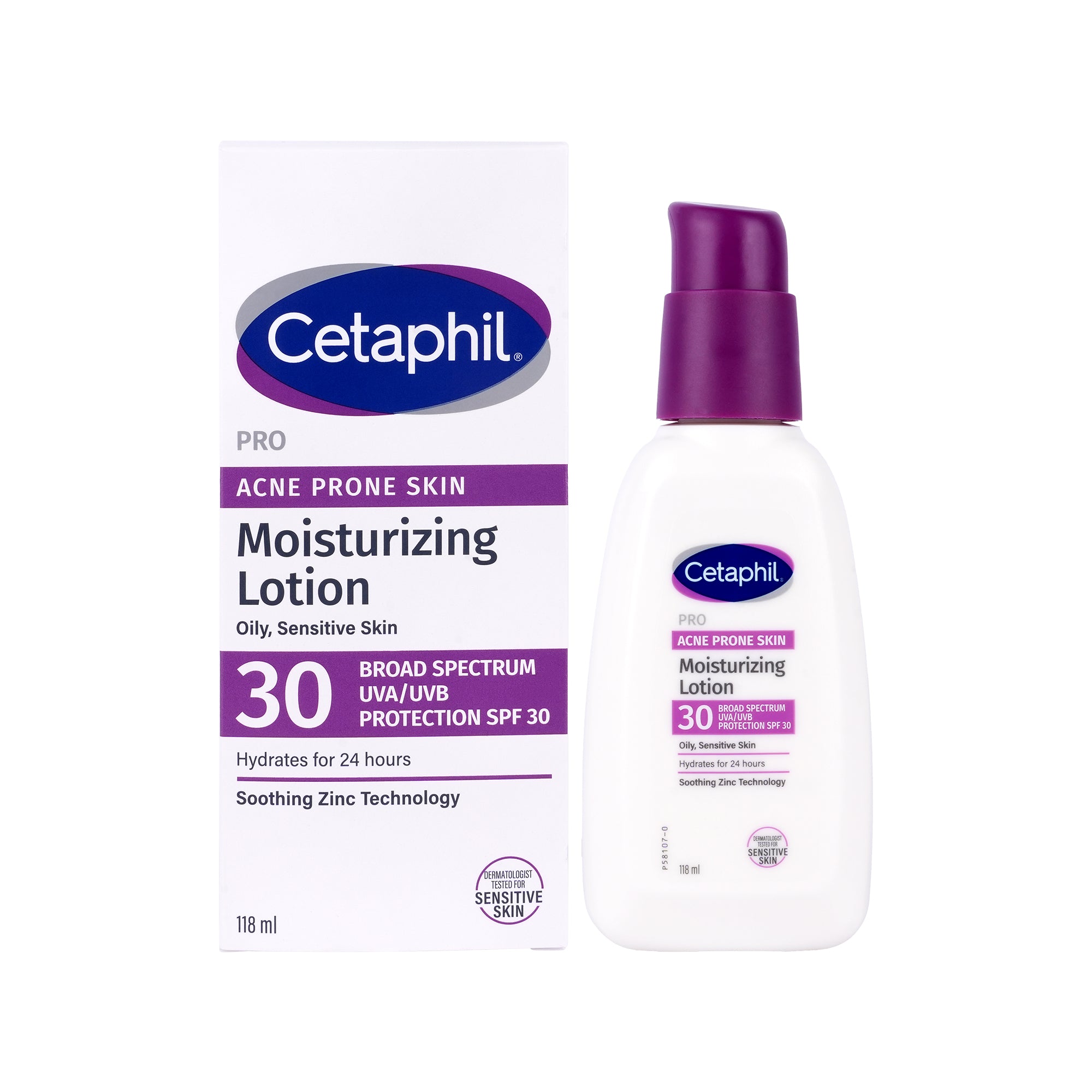 56918-Cetaphil Pro Acne Prone Skin Moisturizing Lotion SPF30 118ml
