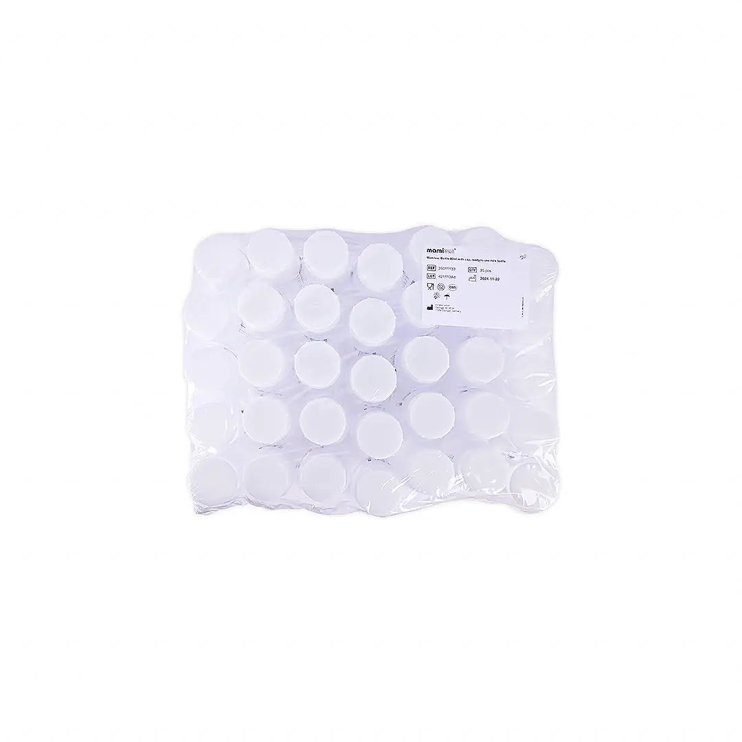56919-Mamivac Dispasable Milk Bottle 80ml With Cap 35Pcs +2