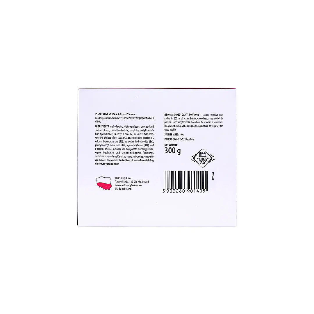 56924-Activlab Pharma ProCreative Woman 30 Sachets +3