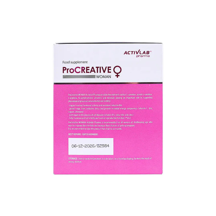 56924-Activlab Pharma ProCreative Woman 30 Sachets +1