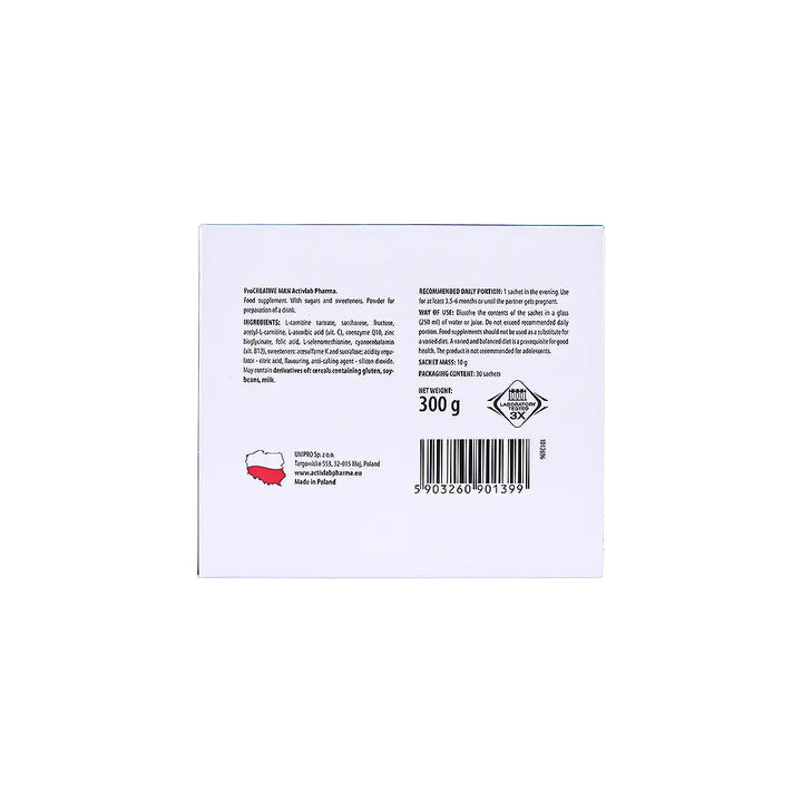 56925-Activlab Pharma ProCreative Man 30 Sachets +3