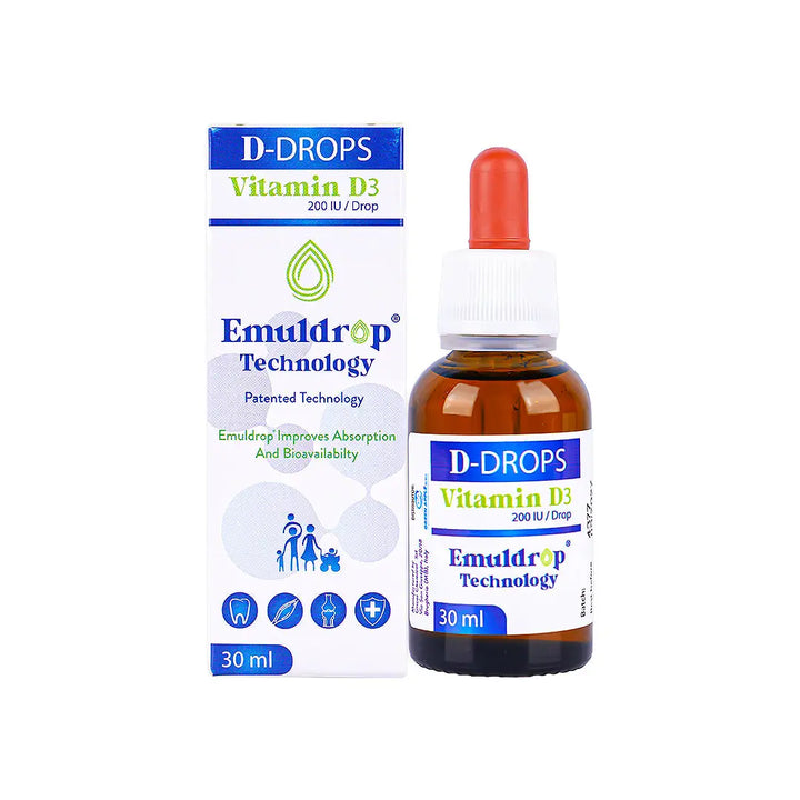 56928-D-Drops Vitamin D3 200IU Emuldrops 30ml +1