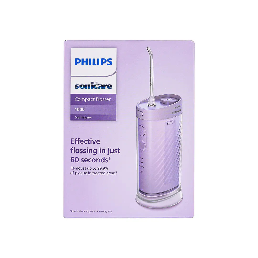 56934-Philips Sonicare Compact Flosser 1000 Purple-HX3333/23 +1