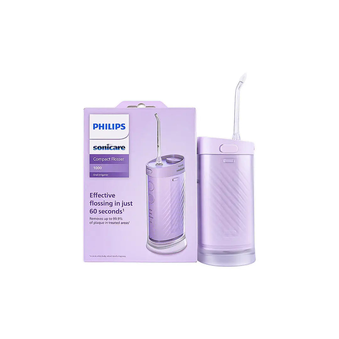 56934-Philips Sonicare Compact Flosser 1000 Purple-HX3333/23