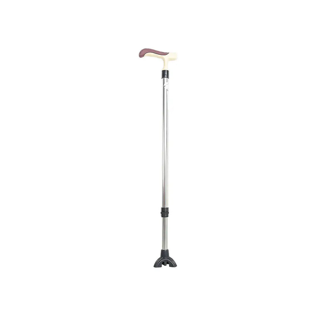 Yuwell Tripod Walking Stick Silver-Yu828