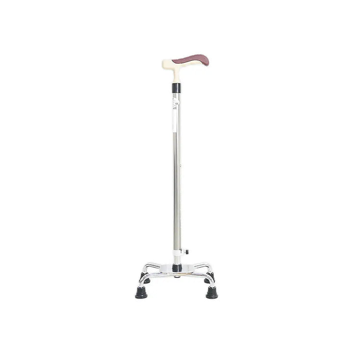 56945-Yuwell Tetrapod Walking Stick Silver-Yu852 +1