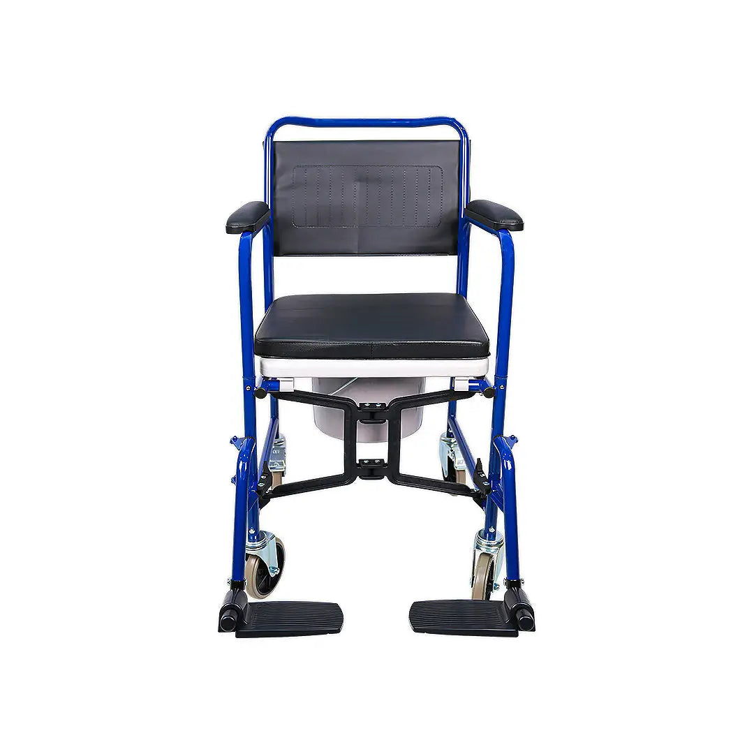 56954-Yuwell 3in1 Shower and Commode With Wheels-H032B +3