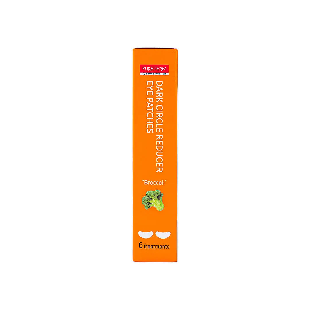 Purederm Dark Circle Reducer Eye Patches 6Pcs-Broccoli