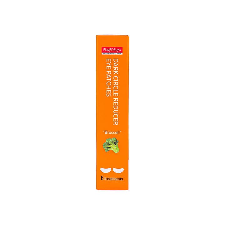 56971-Purederm Dark Circle Reducer Eye Patches 6Pcs-Broccoli +1