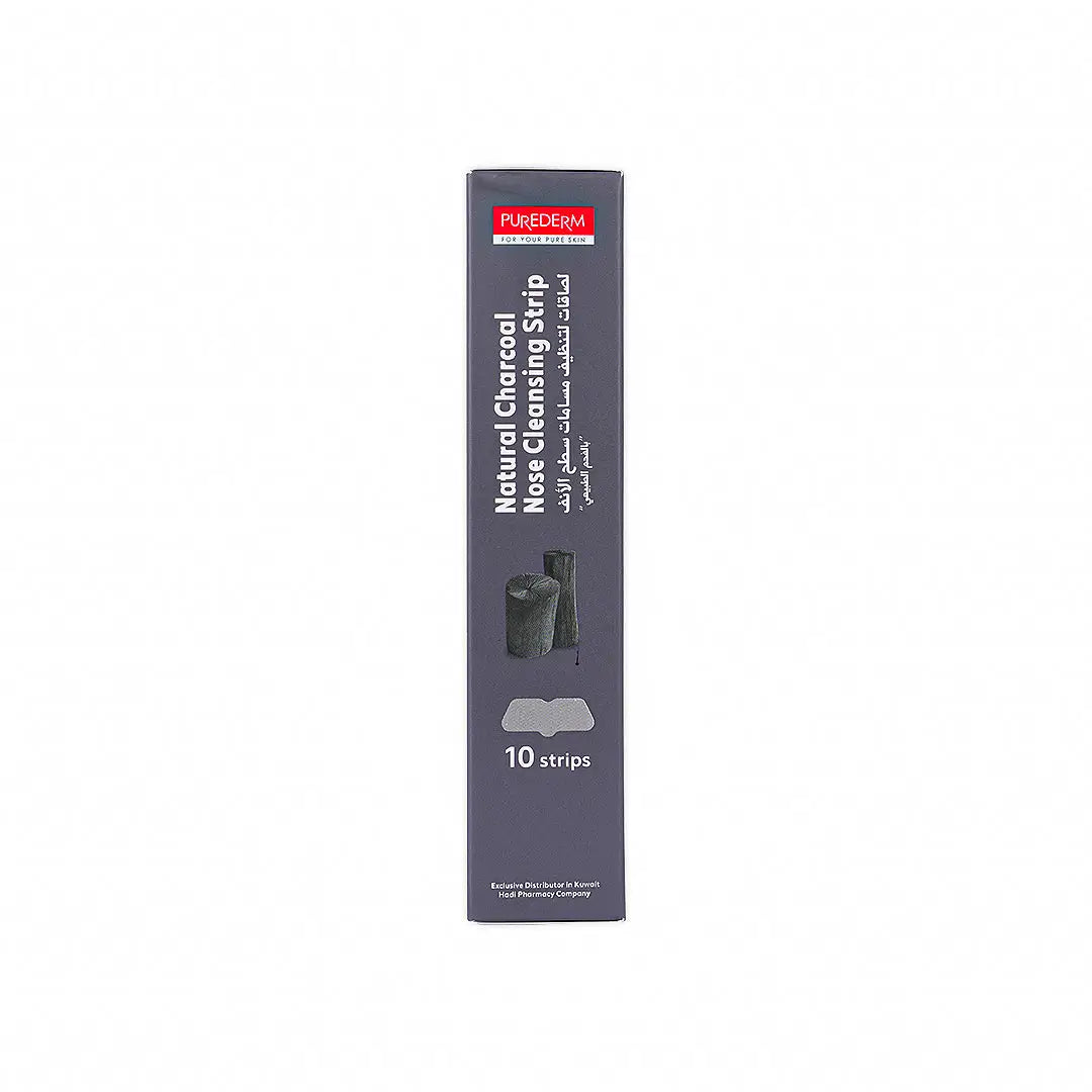Purederm Nose Cleansing Strip 10Pcs-Natural Charcoal
