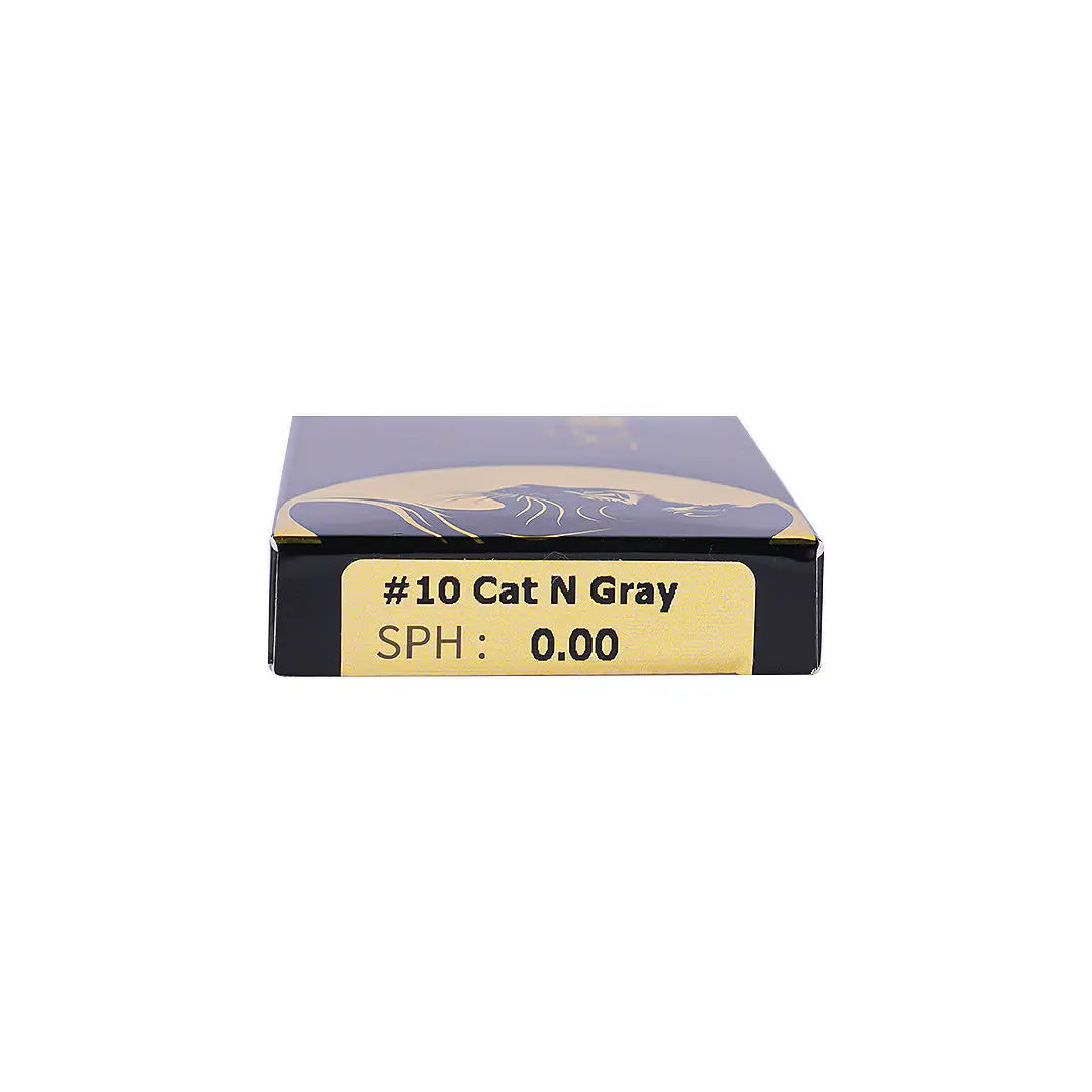 56974-Siri Cat Monthly Lenses No.10 2pcs-Cat N Gray +3