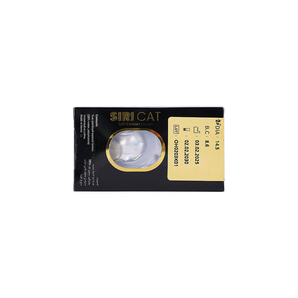 Siri Cat Monthly Lenses No.10 2pcs-Cat N Gray