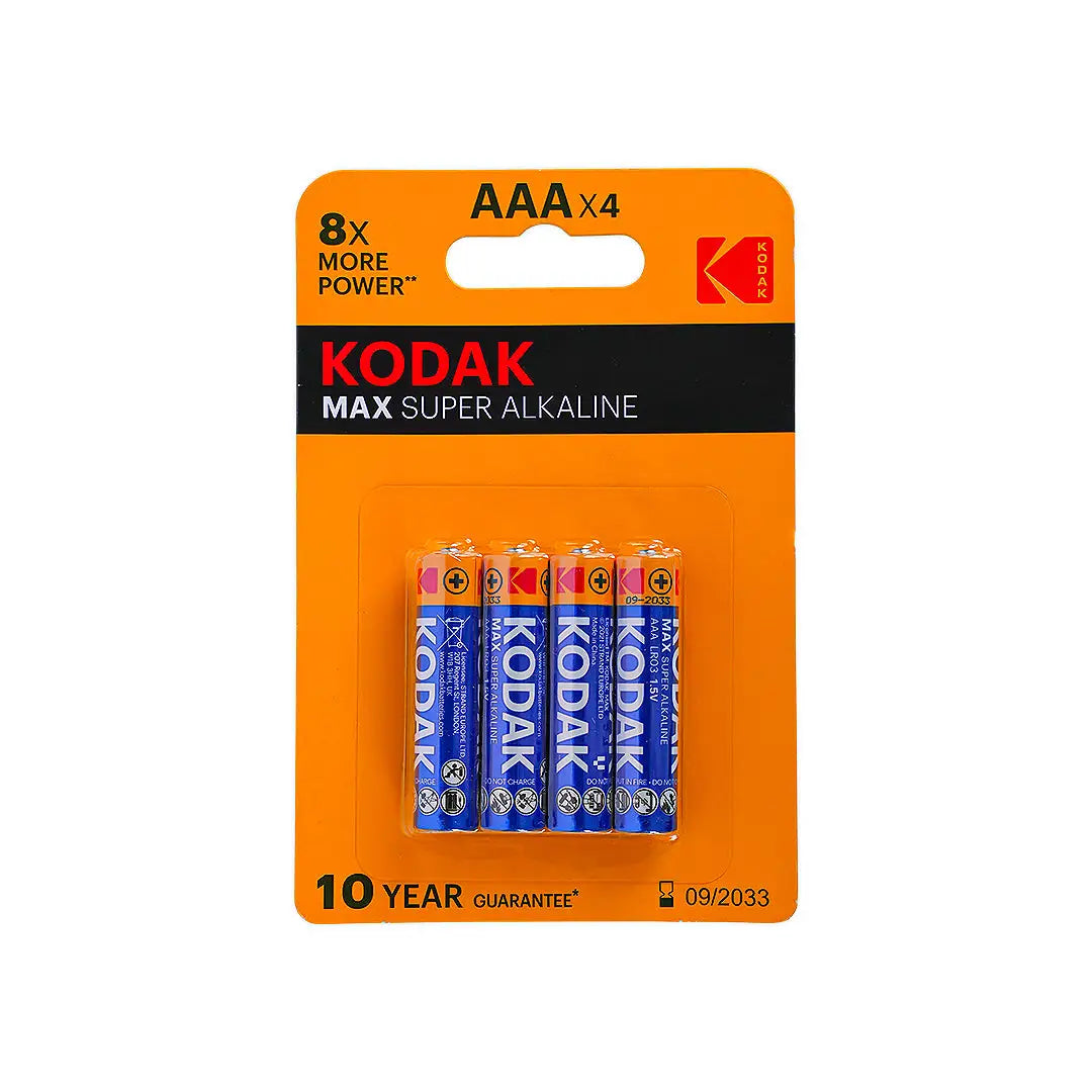Kodak Max Super Alkaline Battery 4pcs-AAA
