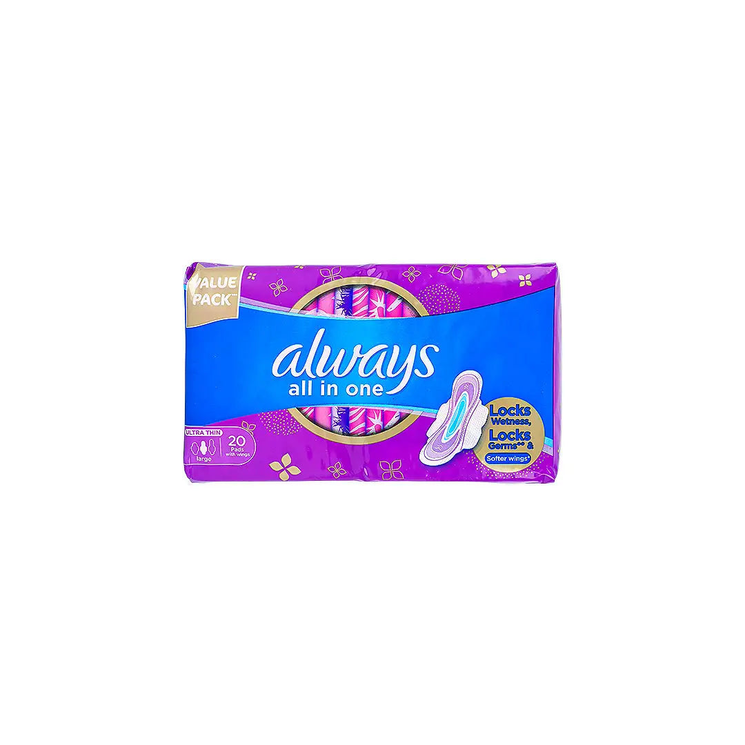 56992-Always All In One Ultra Thin Large 20Pcs