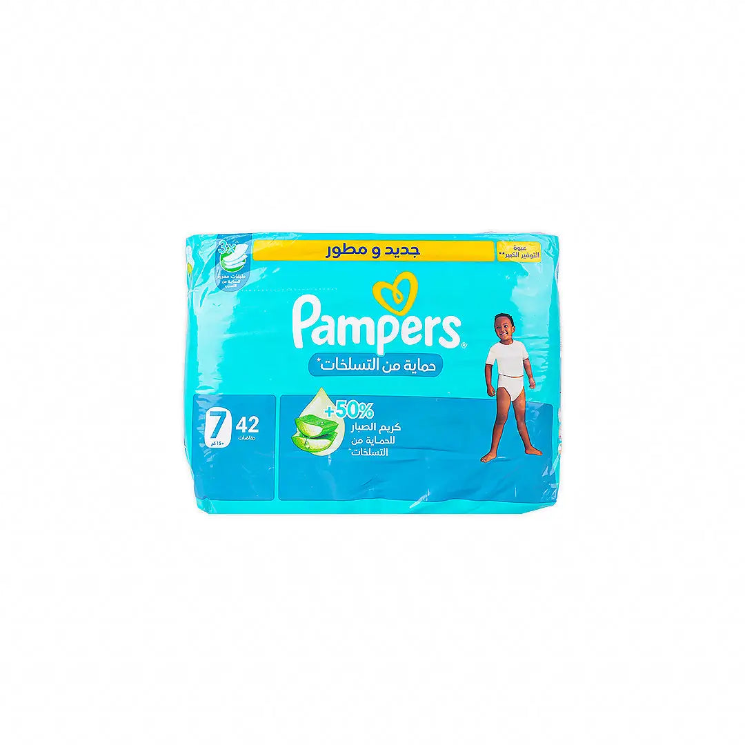 56995-Pampers Rash Protection No.7 (15+Kg) 42Pcs +3