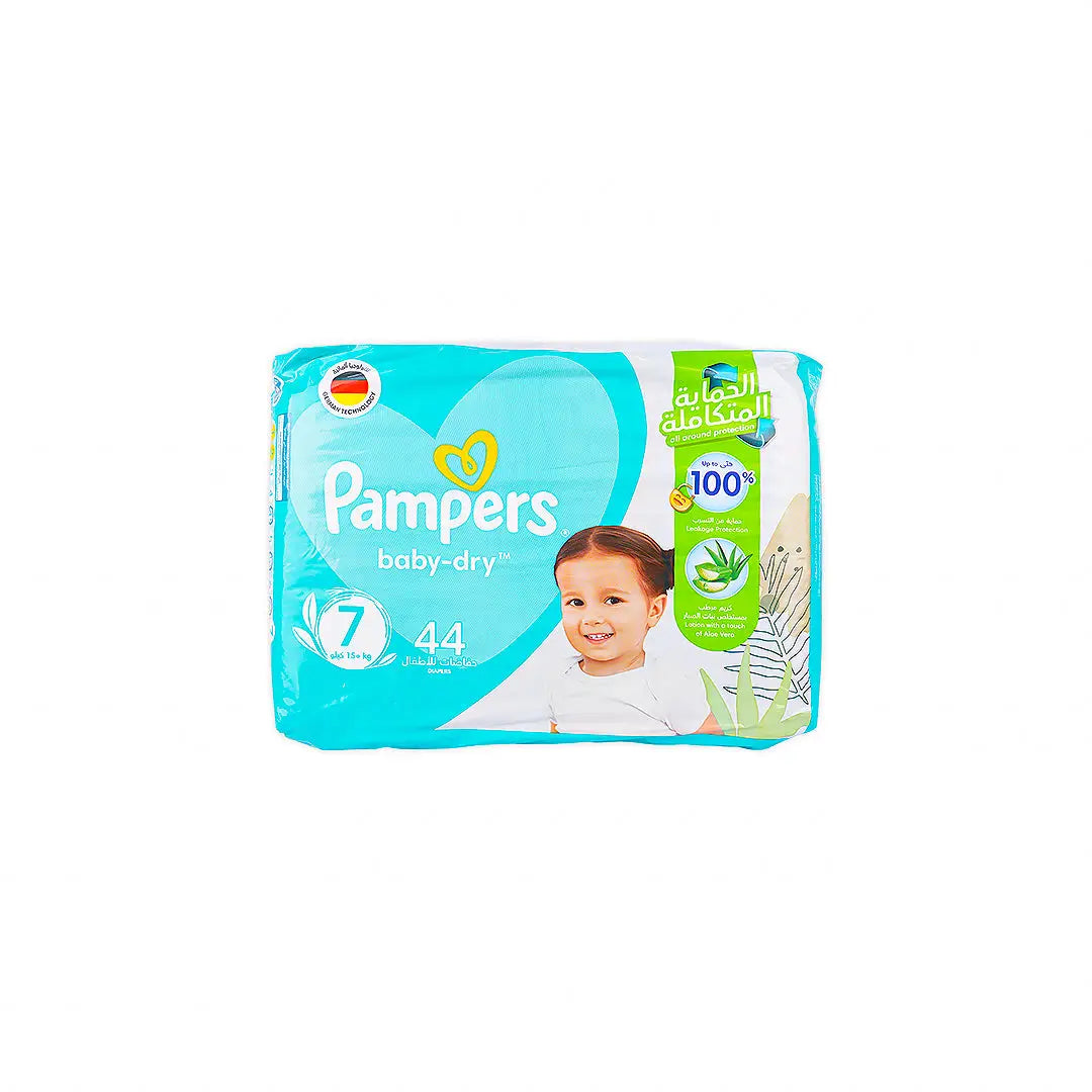 Pampers Baby Dry No.7 (15+Kg) 44Pcs
