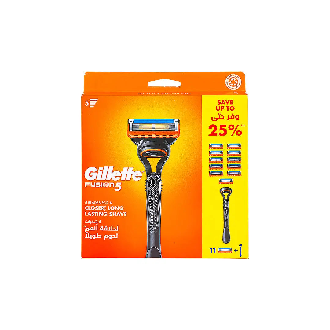 Gillette Fusion 5 Blades 11Pcs