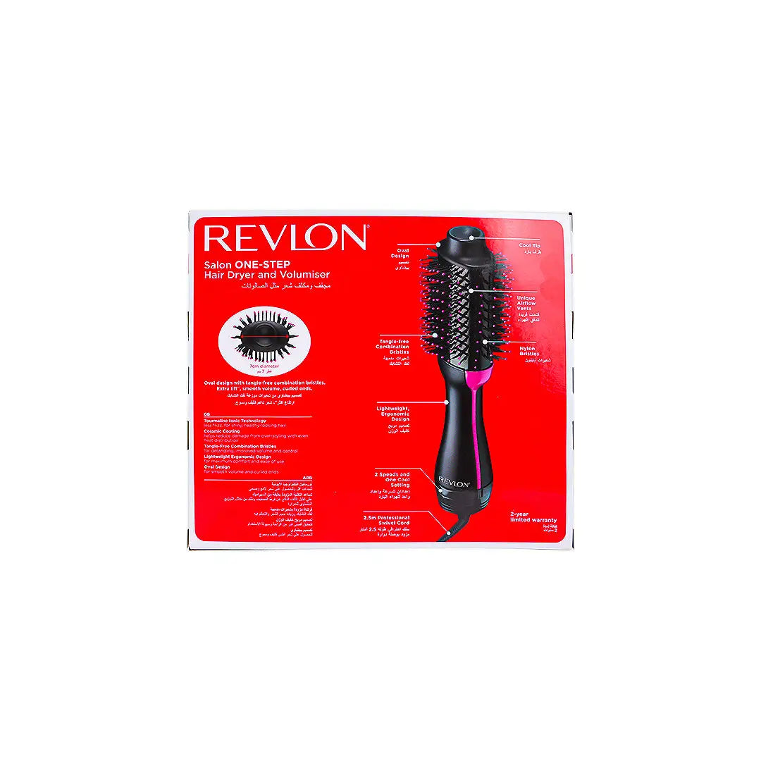Revlon Salon One Step Hair Dryer&Volumiser Black-Rvdr5222Arb
