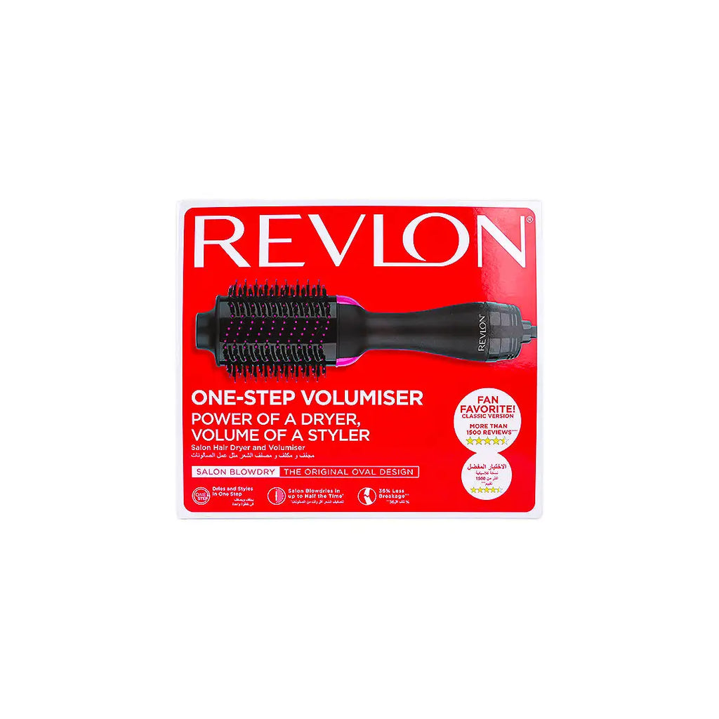 Revlon Salon One Step Hair Dryer&Volumiser Black-Rvdr5222Arb