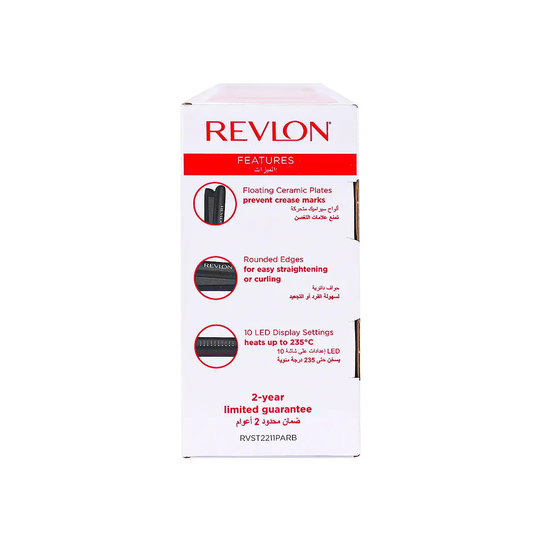 Revlon Smoothstay Straightener 25Mm+Travel Pouch-Rvst2211Par