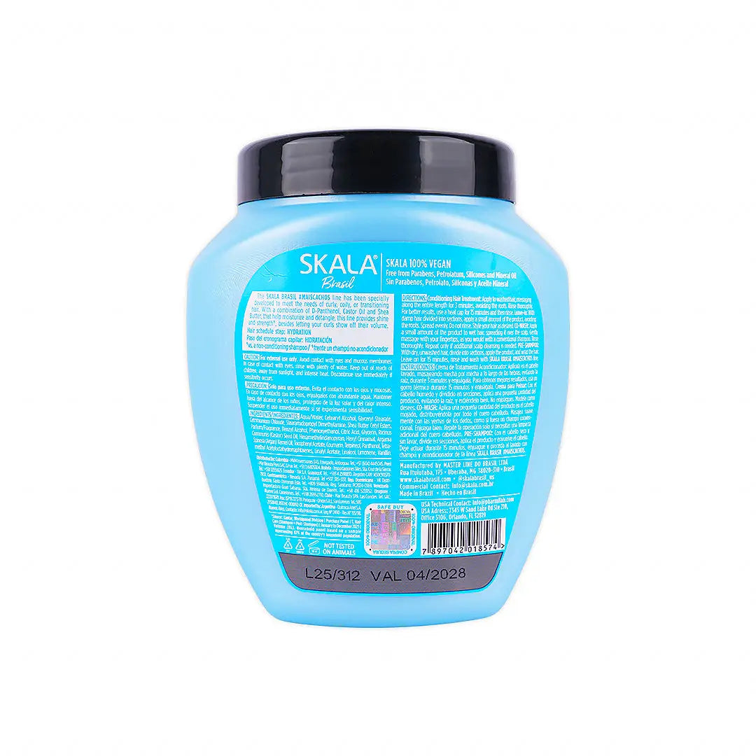 57008-Skala Brasil Mais Cachos 2In1 Treatment+Leave-In Cream 1000g +1