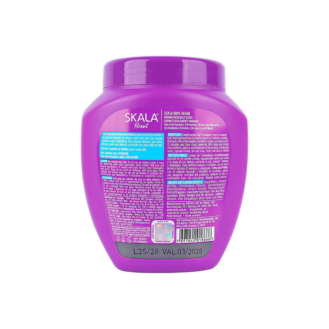57010-Skala Brasil Mais Cachinhos 2In1 Treatment+Leave-In Cr 1000g +1