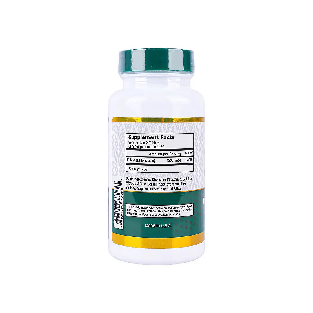 Best Folic Acid 400mcg 90 Tablets