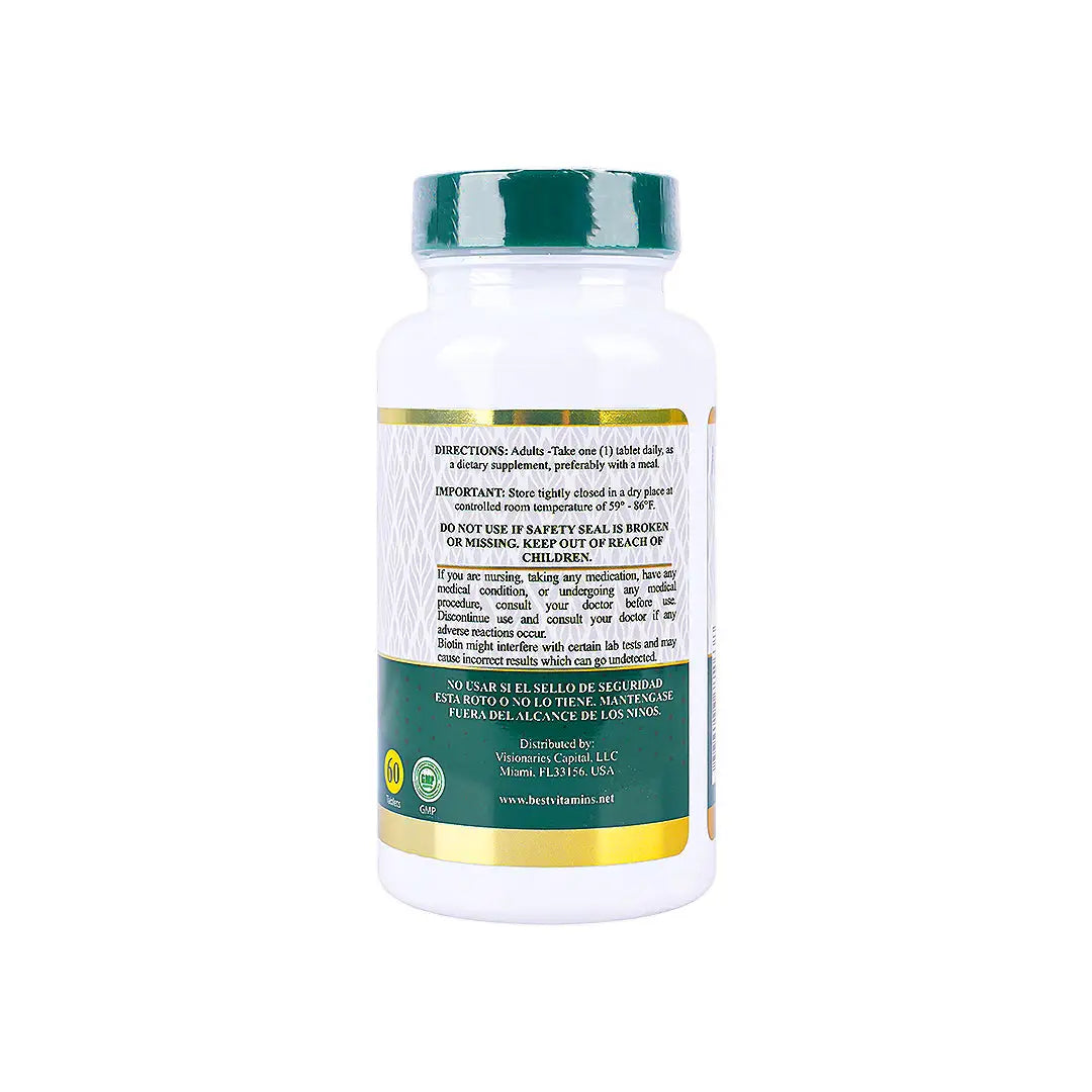 Best Biotin 10,000mcg 60 tablets