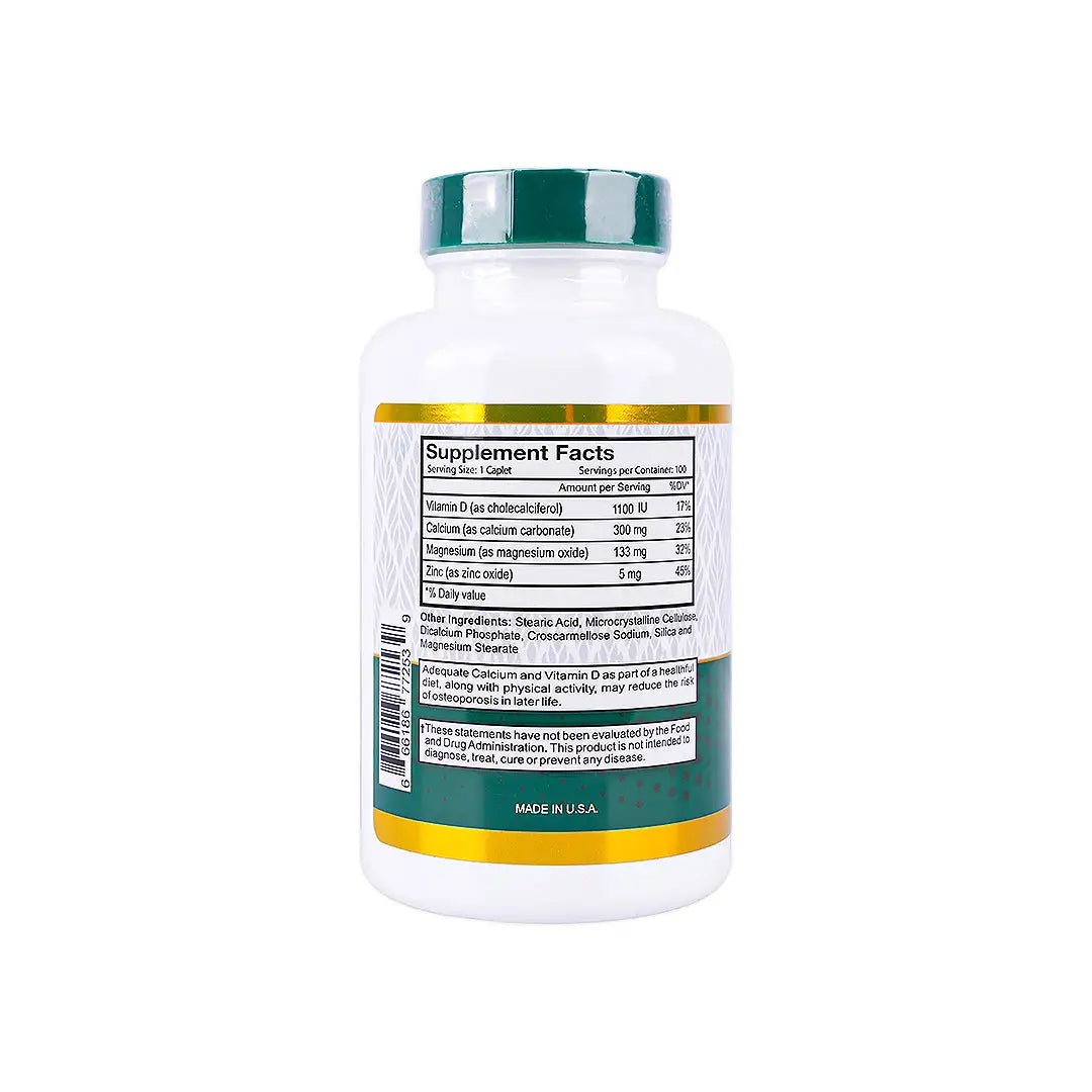 57026-Best Cal-Mag-Zinc plus Vitamin D 100 Caplets +1