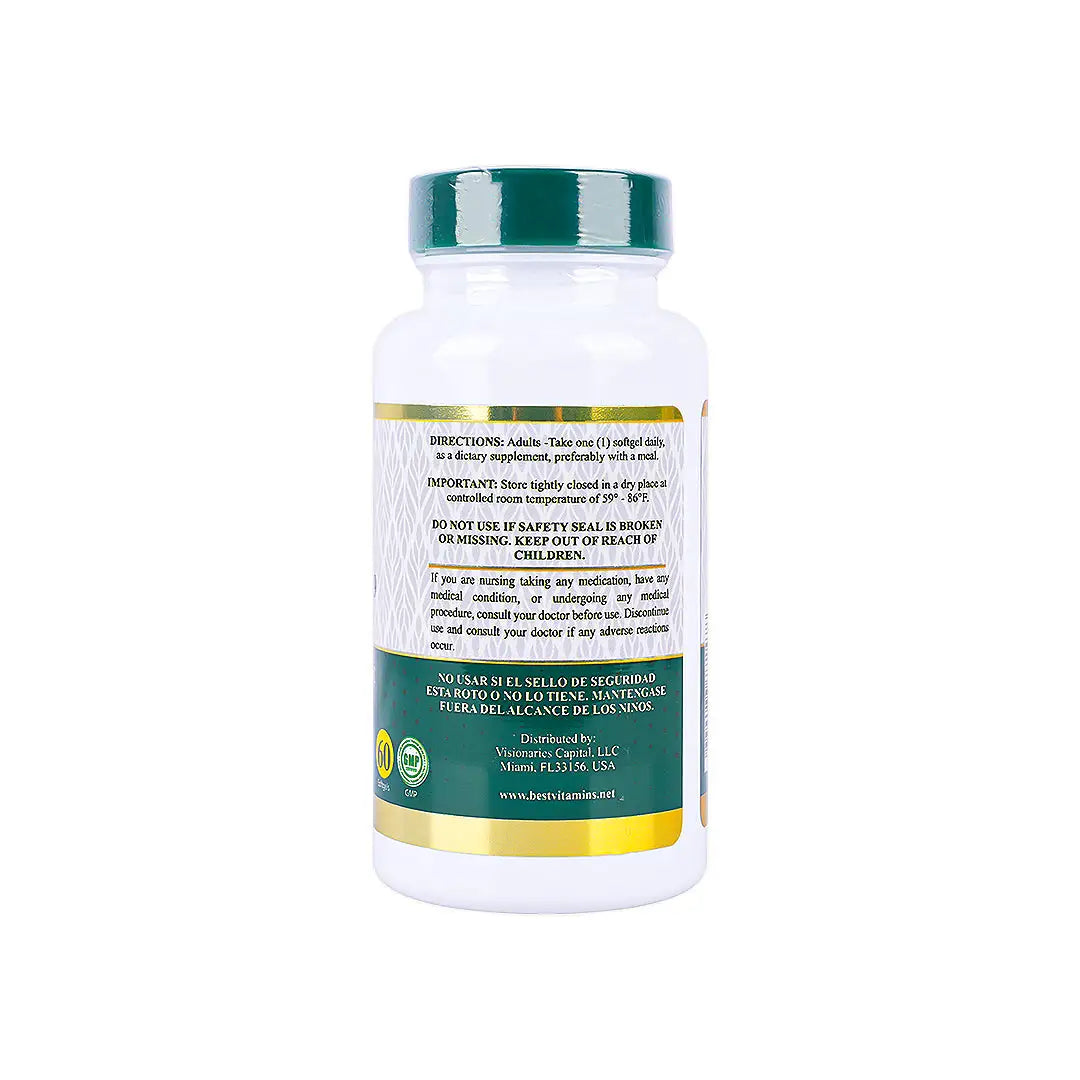 Best Omega 3,6,9 Flax Oil 1000mg 60 softgels