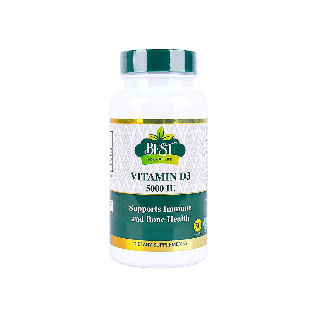 Best Vitamin D3 5,000 IU 30 Capsules