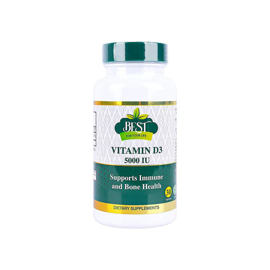 Best Vitamin D3 5,000 IU 30 Capsules
