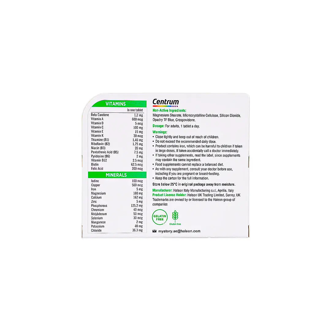 Centrum Adult A-Z 100 Tablets +7