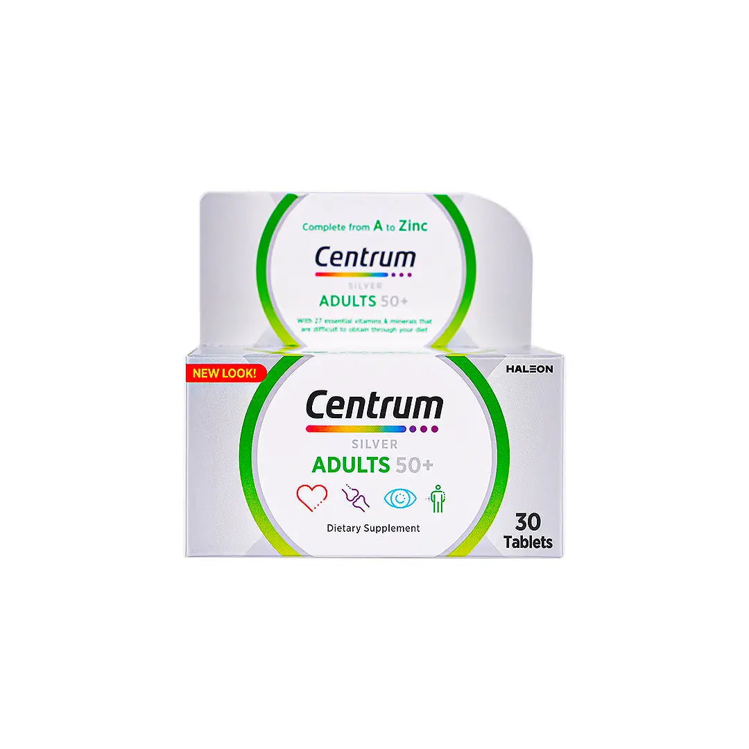 Centrum Silver A-Z 30 Tablets +2