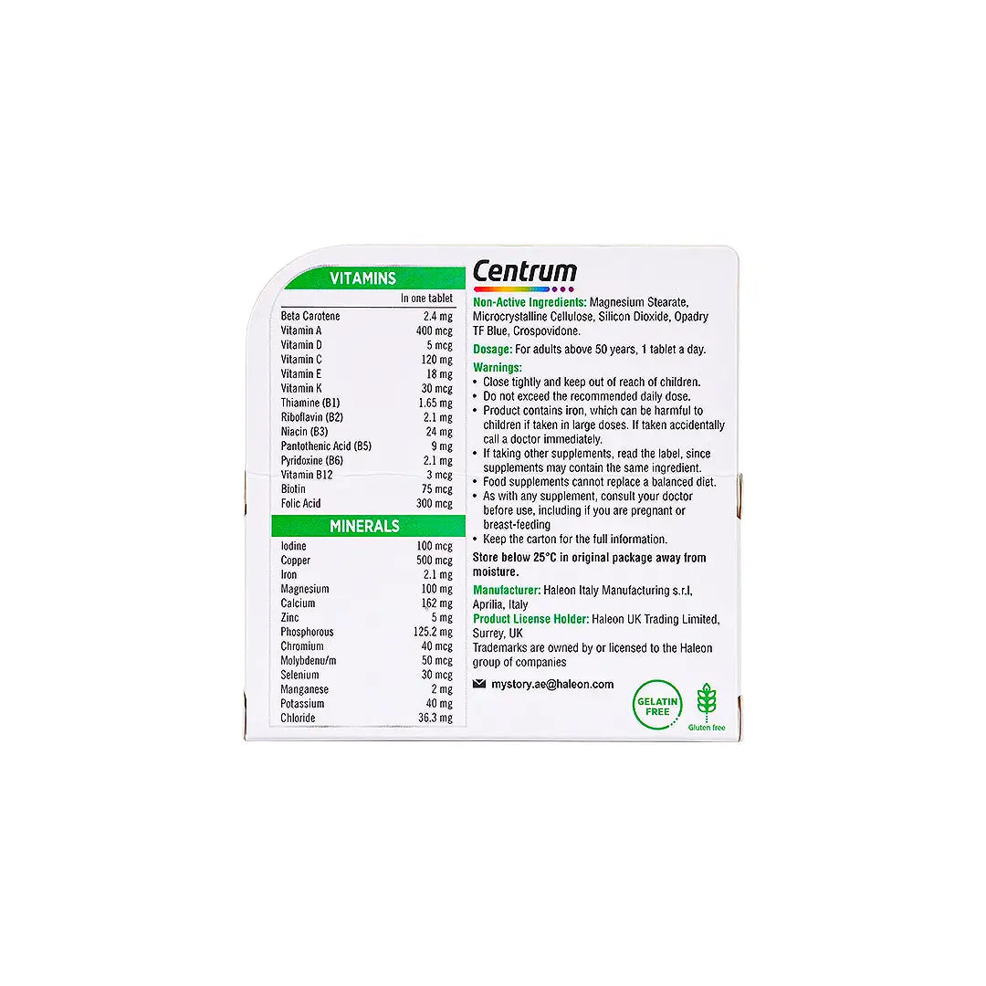 57041-Centrum Silver A-Z 30 Tablets +6
