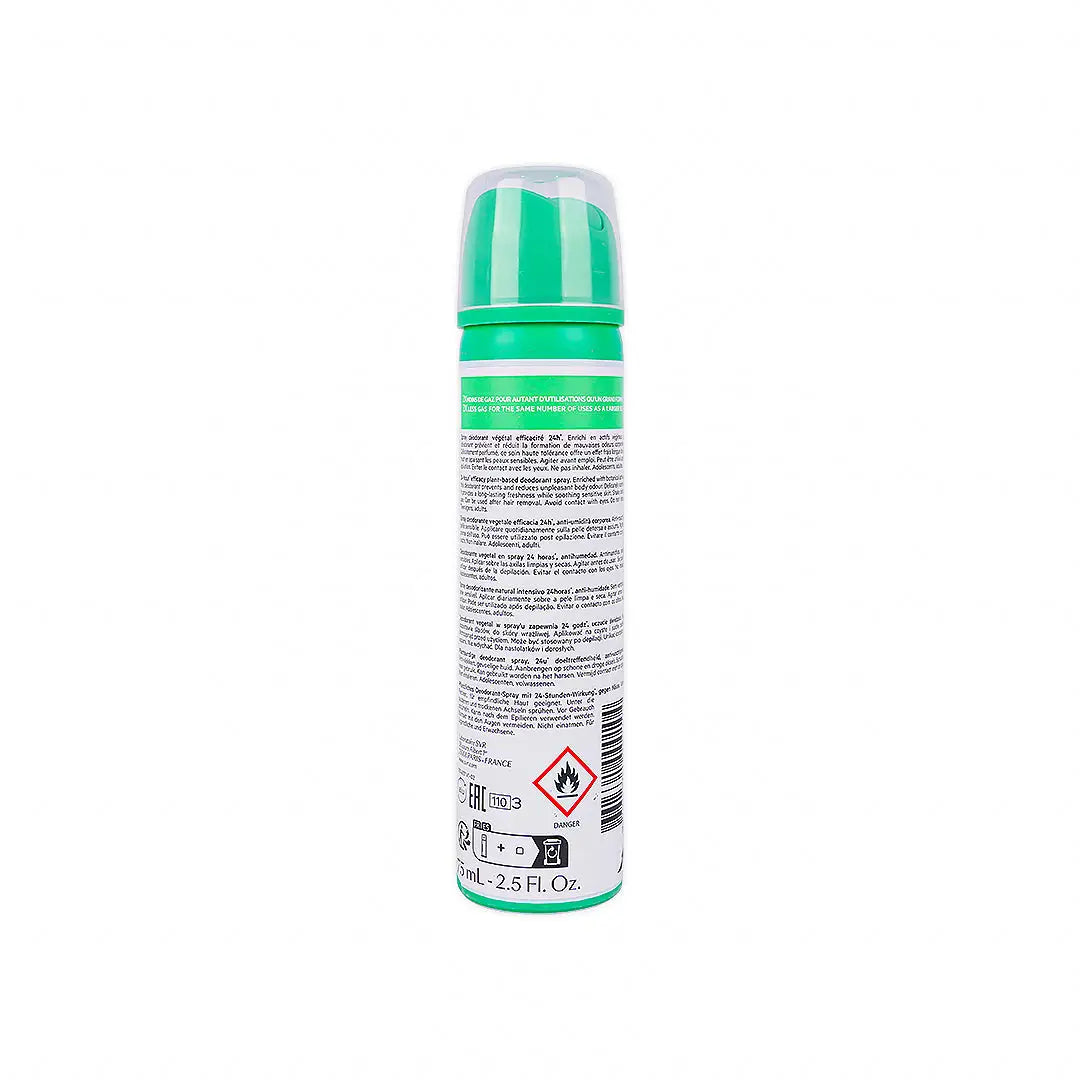 SVR Spirial Vegetal Deodorant 24H Dry Effect Spray 75Ml